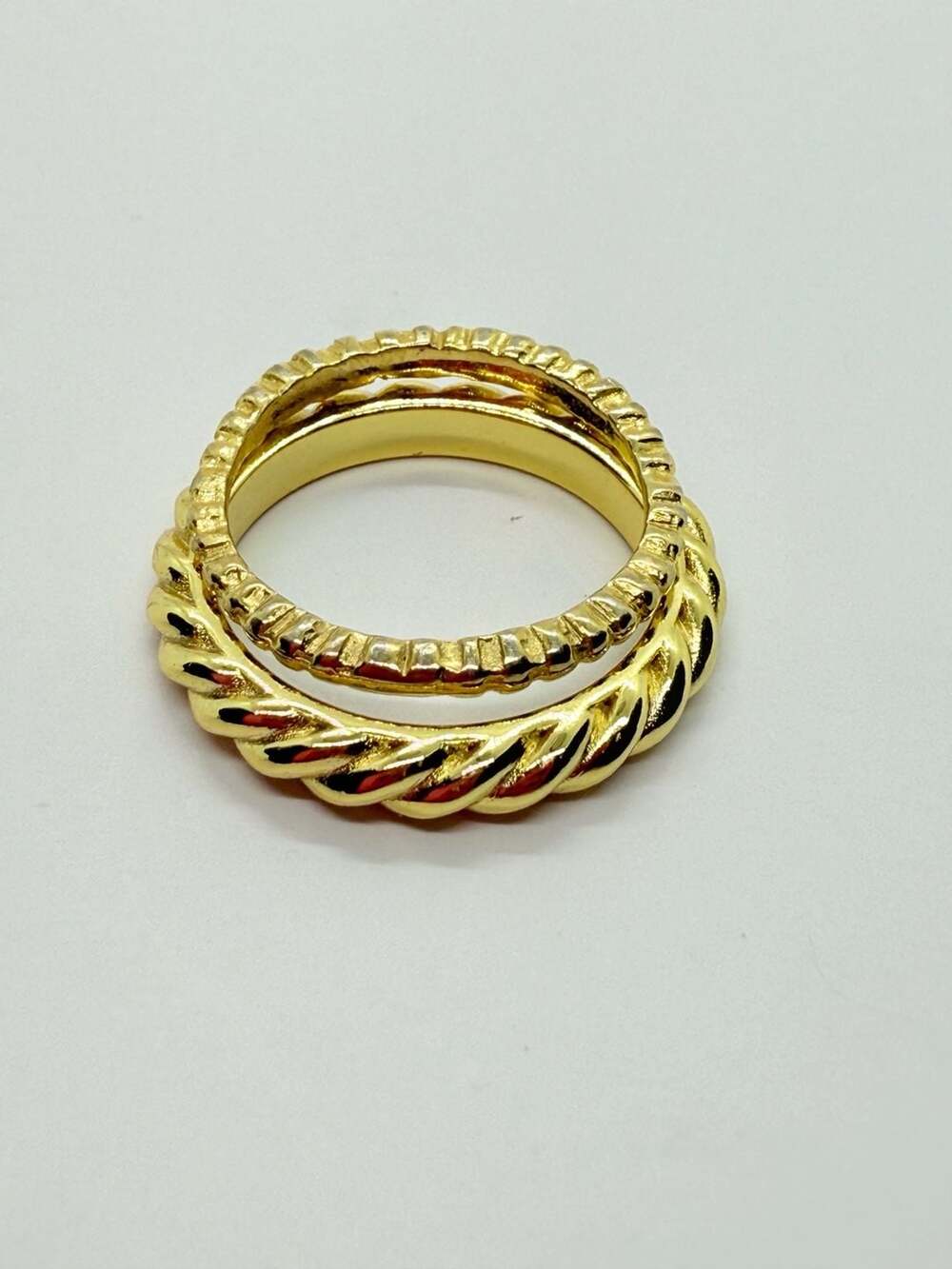 Unbranded Stackable Gold Tone Rings